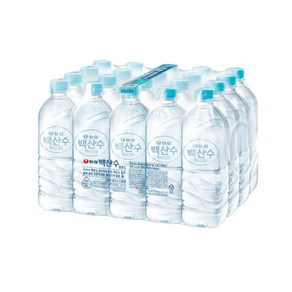 백산수 무라벨 500ml, 20개