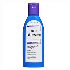 SHEVEU 사노피 딥 클렌징 안티 댄드러프 샴푸, 1개, 200ml