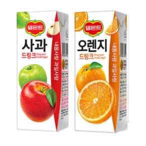 델몬트 사과 + 오렌지팩 190ml 각24개, 1세트