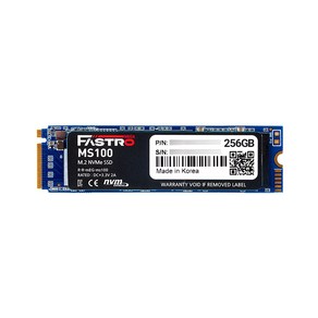 Fasto MS100 M.2 NVMe SSD 256GB / 512GB / 1TB, MS100 SSD M.2