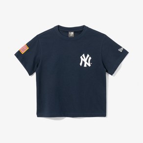 [AK플라자] [뉴에라키즈] MLB 뉴욕 양키스 월드시리즈 챔피언 티셔츠 이브닝 블루(14700224)