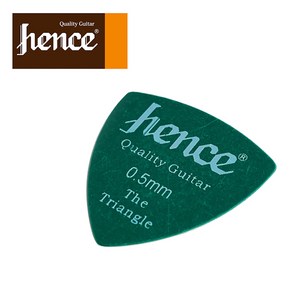 Hence - Standad Acoustic Guita Pick / 통기타 피크 0.5mm Tiangle (Geen), 1개, *