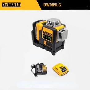 전동 드릴 2023 Dewalt DW089LG 12 라인 3 면 * 360 도 수직 12V 리튬 배터리 레이저 레벨 야외 수평 녹색 계량기