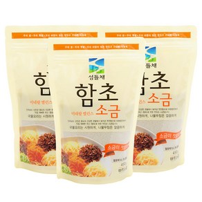 [태평염전] 함초 소금 450g 간수뺀 유기농 소금, 3개