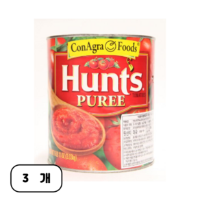 헌트 토마토 퓨레 3.03kg, 3개