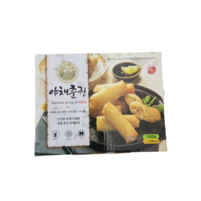 [얌얌마켓] 골든피트 야채춘권 1kg (아이스박스 포함), 1개