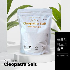 소금은 달다. 청정 크리스탈 암염소금 -클레오파트라 솔트 C53가는 소금 1KG, 1개