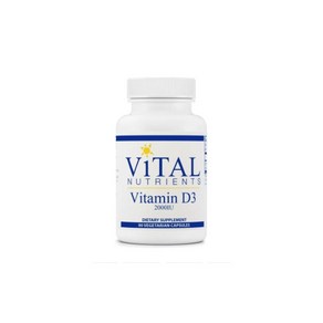 바이탈뉴트리언츠 Vitamin D3 2000iu 90 vegetaian capsules, 1개, 90정