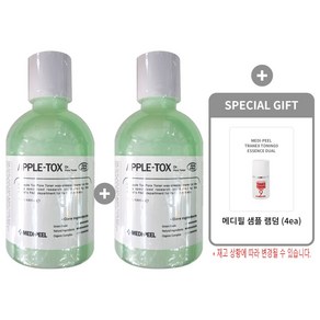 메디필 닥터 애플 톡스 포어 토너 500ml 1+1(본품2개) + 메디필 샘플 랜덤 4매, 1개