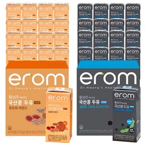 이롬 황성주박사의 호두아몬드+고칼슘과비타민D 플러스 검은콩 단백질, 32개, 190ml