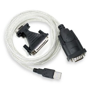 USB to RS232C 9핀 시리얼 케이블 컨버터 변환 포트, 1개