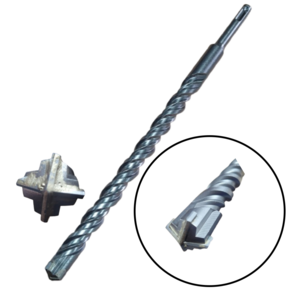 SDS PLUS 4날 14X310MM 해머드릴비트 콘크리트기리 (14X310MM), 1개