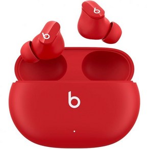 Beats Studio Buds Tue Wieless Noise Cancelling 이어버드 Apple Andoid와 호환 내장 마이크 IPX4 등급 땀 방지 이어폰 클래, Red, Studio Buds_Without AppleCae+, Red