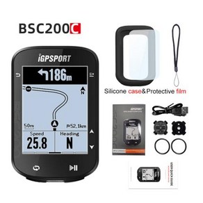 IGPSPORT BSC200 BSC 200C 자전거 컴퓨터 경로 내비게이션 무선 GPS 속도계 방수 도로 자전거 MTB 블루투스 ANT