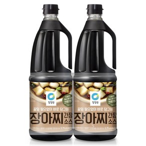 청정원 장아찌간장 소스 1.7L X 2입 1개, 2개