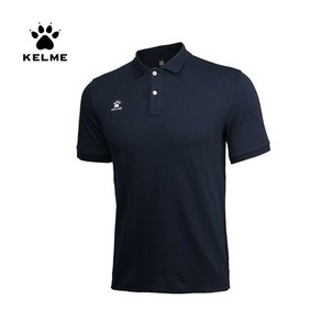 KELME-남성용 트레이닝 폴로 티셔츠 여름 러닝 코튼 셔츠 캐주얼 반팔 상의 남성용 다량 폴로 K15F117