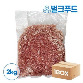 국내산 짜장용 뒷다리살 2kg 돼지고기 업소용, 1개