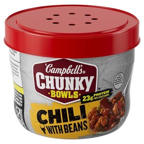 Campbell's Chunky Soup 칠리 맥 462.1g16.2온스 캔 8개 케이스 170648