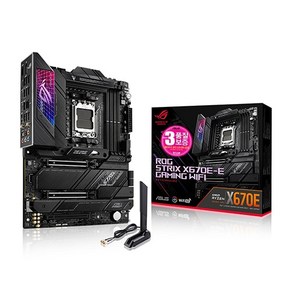 ASUS ROG STRIX X670E-E GAMING WIFI STCOM 에이수스 컴퓨터 게이밍 PC 메인보드 AMD CPU추천 MainBoad