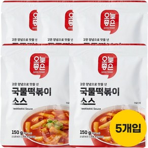 오늘좋은 국물떡볶이소스 기획 150g*5개, 5개, 150g