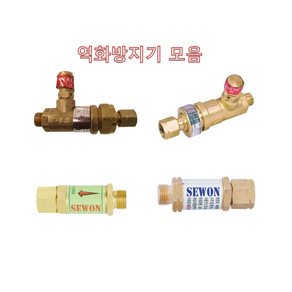 역화방지기 LPG AC 산소 가스역화방지기 게이지용 용접공구 코리아나, [역화방지기_3] LPG/AC-토치연결용, 1개