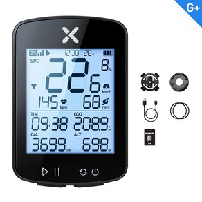 이런샀네 XOSS G + 2세대 자전거 GPS 컴퓨터 무선 속도계 라이딩 마스터, G2 plus, 1개