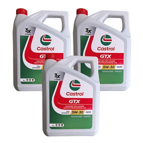 CASTROL 캐스트롤 GTX 5W30 SN C3 6L 겸용 엔진오일