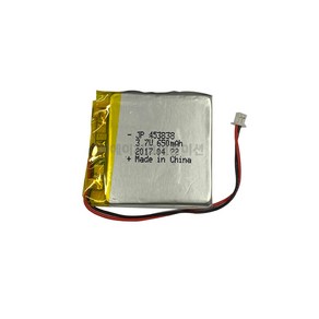 JP [KC인증]리튬 폴리머 3.7V JP453838 650 mAh, 1개, 1개입