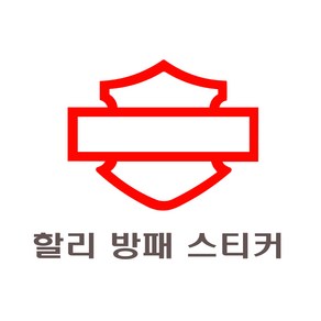 발통마켓 할리데이비슨 신형 스티커 로고 데칼 반사 골드 카멜레온 엠블럼 헬멧 기름통 사이드가방, 대형(골드), 1개