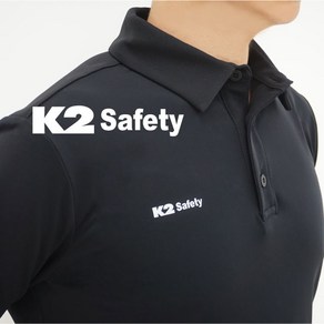 K2 Safety 긴팔 기모 카라 폴로티셔츠