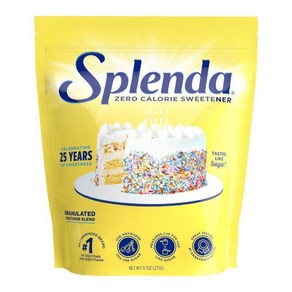 SPLENDA 스플렌다 제로 칼로리 감미료 과립 설탕 대체품 9.7온스 x 2개, 275g