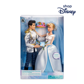 [Disney Stoe] 디즈니 스토어 신데렐라 백마탄왕자 구체관절 인형 웨딩 돌 세트 Cindeella and Pince Chaming Wedding Doll Set, 1개