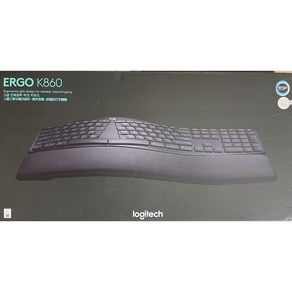 로지텍 ERGO K860 무선 인체공학 키보드, YR0072