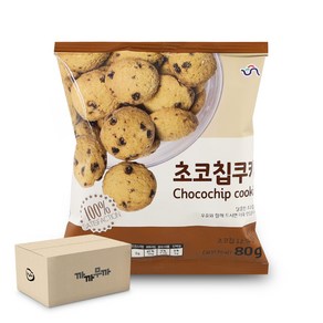 신흥 초코칩쿠키 1box (80g ), 80g, 20개