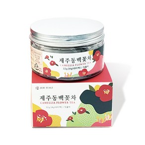 [신제품] 제주이야기 프리미엄 동백꽃 티백차 4g x 8EA 선물용, 1개