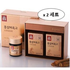 정관장 홍삼비옥고 100g x 2병 X 2세트(쇼핑백포함), 200g, 2개