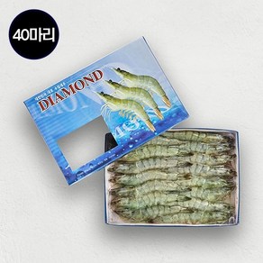 [다이아몬드새우] 프리미엄 흰다리새우500g (1팩당 40마리), 1개, 500g