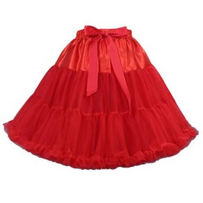 Bidal Mini Cute Lolita Petticoat Ballet Tutu Skit Rockabilly Cinoline Undeskit Red 40cm