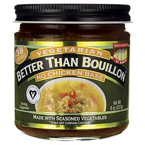 Bette Than Bouillon Vegetaian No Chicken Base 8 oz Bette Than Bouillon 채식 치킨 베이스 없음 8온스, 1개, 226g