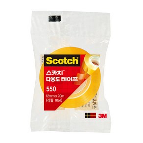 3M 스카치 다용도 테이프 강력한 투명 테이프 550R 12mm 20m, A.투명 테이프, 01_550R 12mm 20m