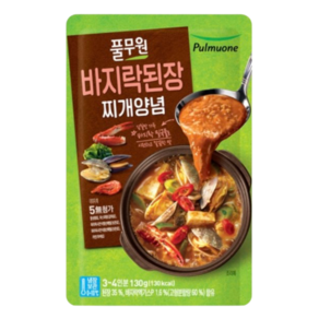 풀무원 바지락된장찌개양념 130g, 8개