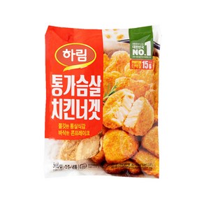 하림 통가슴살 치킨너겟, 500g, 2개