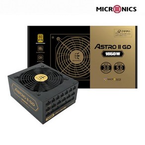 마이크로닉스 ASTRO 2 GD 80PLUS GOLD 풀모듈러 ATX3.0 1650W MATG1650GDF12F, 1개