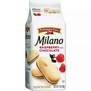 [미국 직배송]페퍼리지 팜 밀라노 라즈베리 쿠키 198g Pepperidge Farm Milano Raspberry Cookies