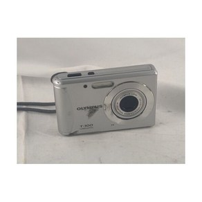 올림푸스 터프 T-100 12.0MP 디지털 카메라 - 실버. 충전기 포함 없음, 1개