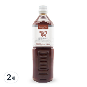 아크바 마살라차이 홍차베이스, 1L, 2개