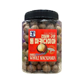 T STANDARD 껍질째 구운 통 마카다미아, 1개, 1kg