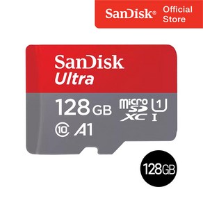 샌디스크 에스티원테크 공식인증정품 마이크로 SD 카드 SDXC ULTRA 울트라 QUAC, 128GB, 1개