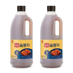 CJ제일제당 하선정 멸치액젓 3kg 2병, 2개