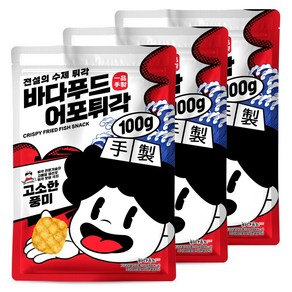 바다푸드 어포튀각 일품수제, 100g, 3개